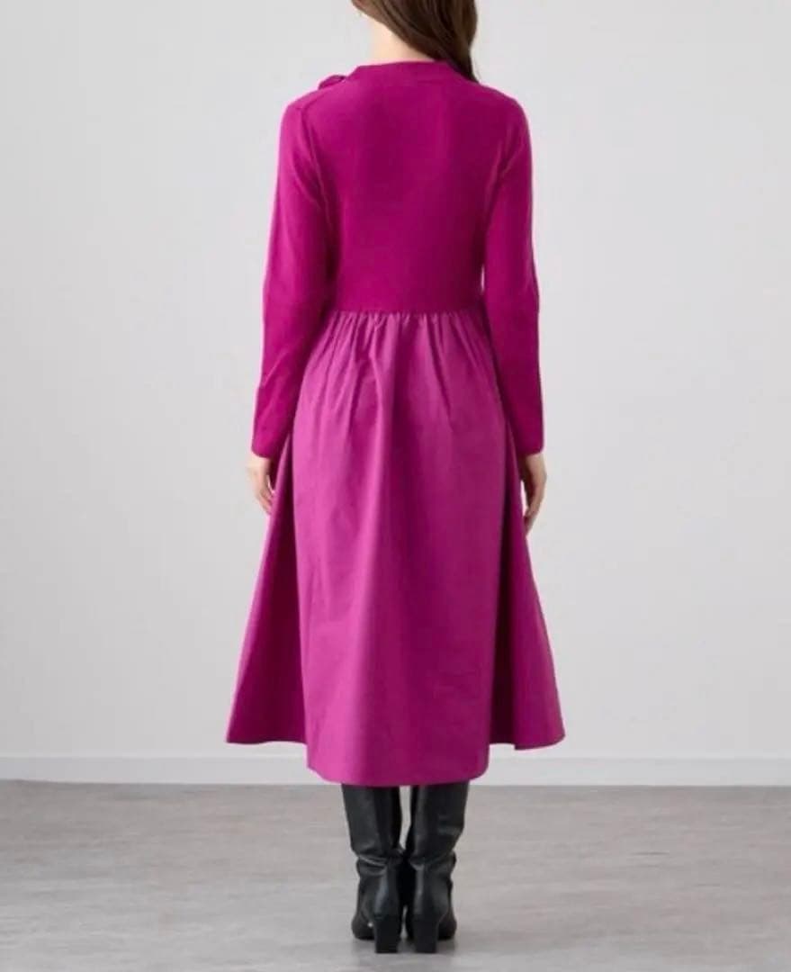 ★ Moritanya ★リボン付タフタドッキングワンピース