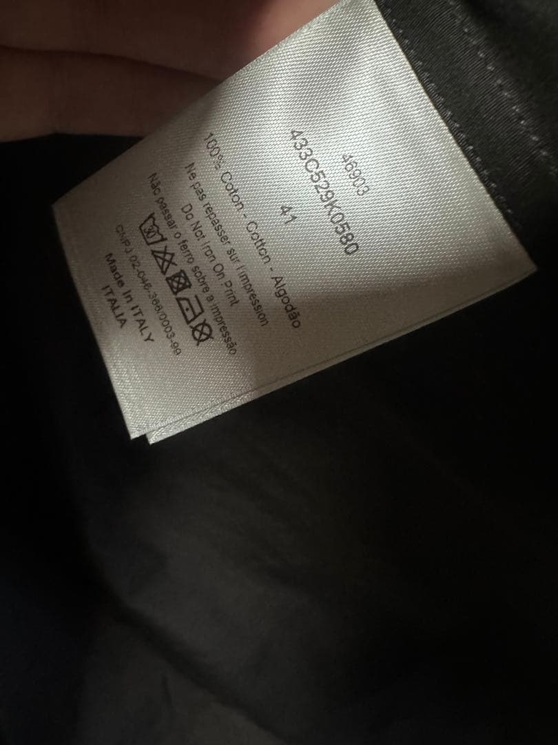 Dior homme 19ss クリス期　シャツ　美品　サイズ41 ビー刺繍