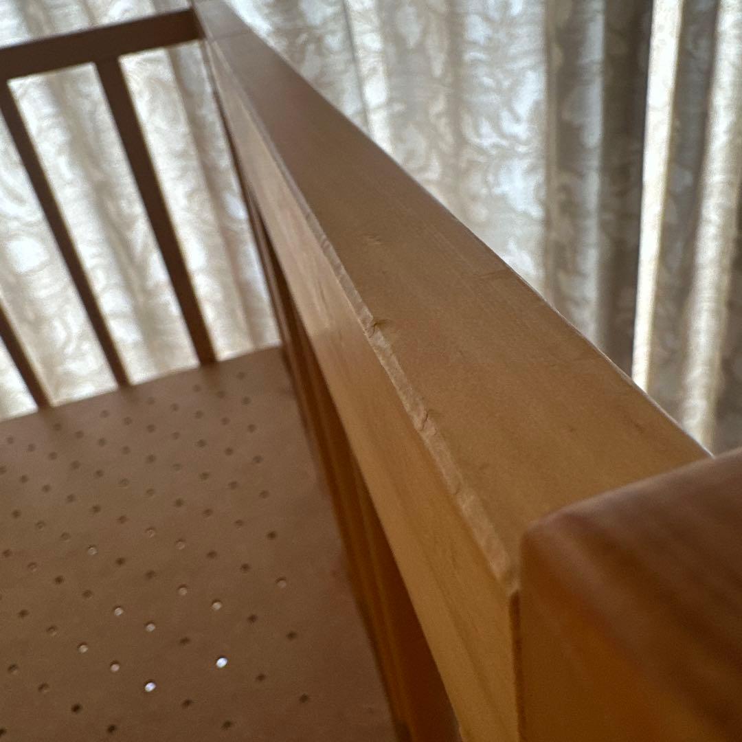 石崎家具 ワンタッチハイベッド スリーピー COOL ベビーベッドナチュラル