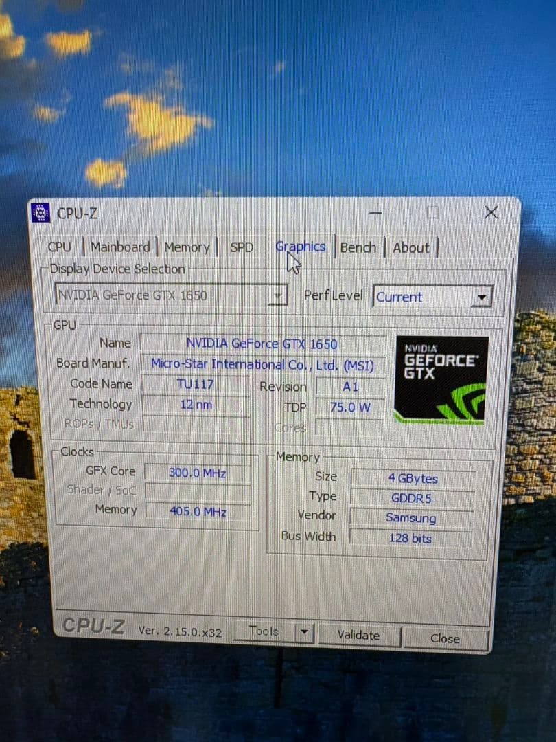 MSI GeForce GTX 1650 4GT LP 2個セット