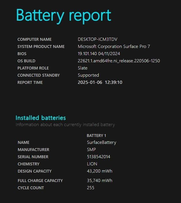 Windowsタブレット本体 SurfacePro7 i5-1035G4/8GB/256GB Win11