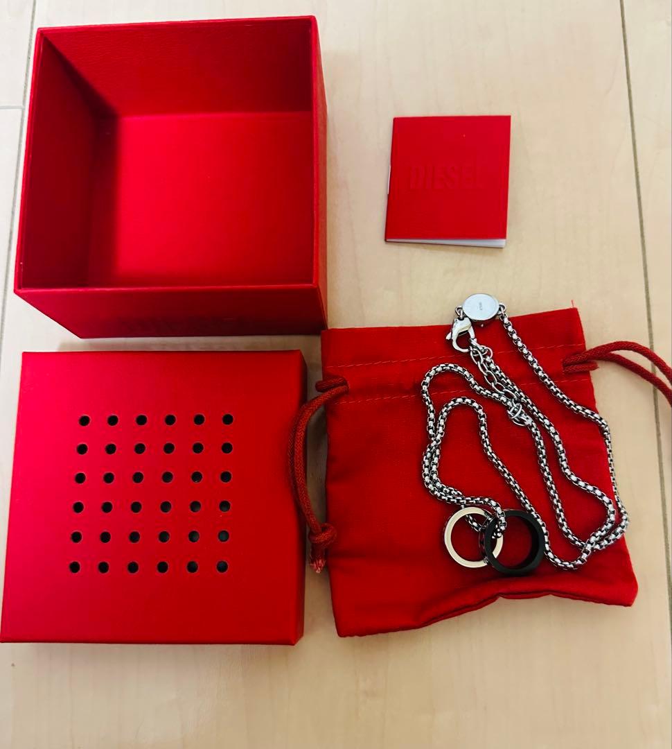 現在 eitaro ☆ DIESEL リング チェーンネックレス