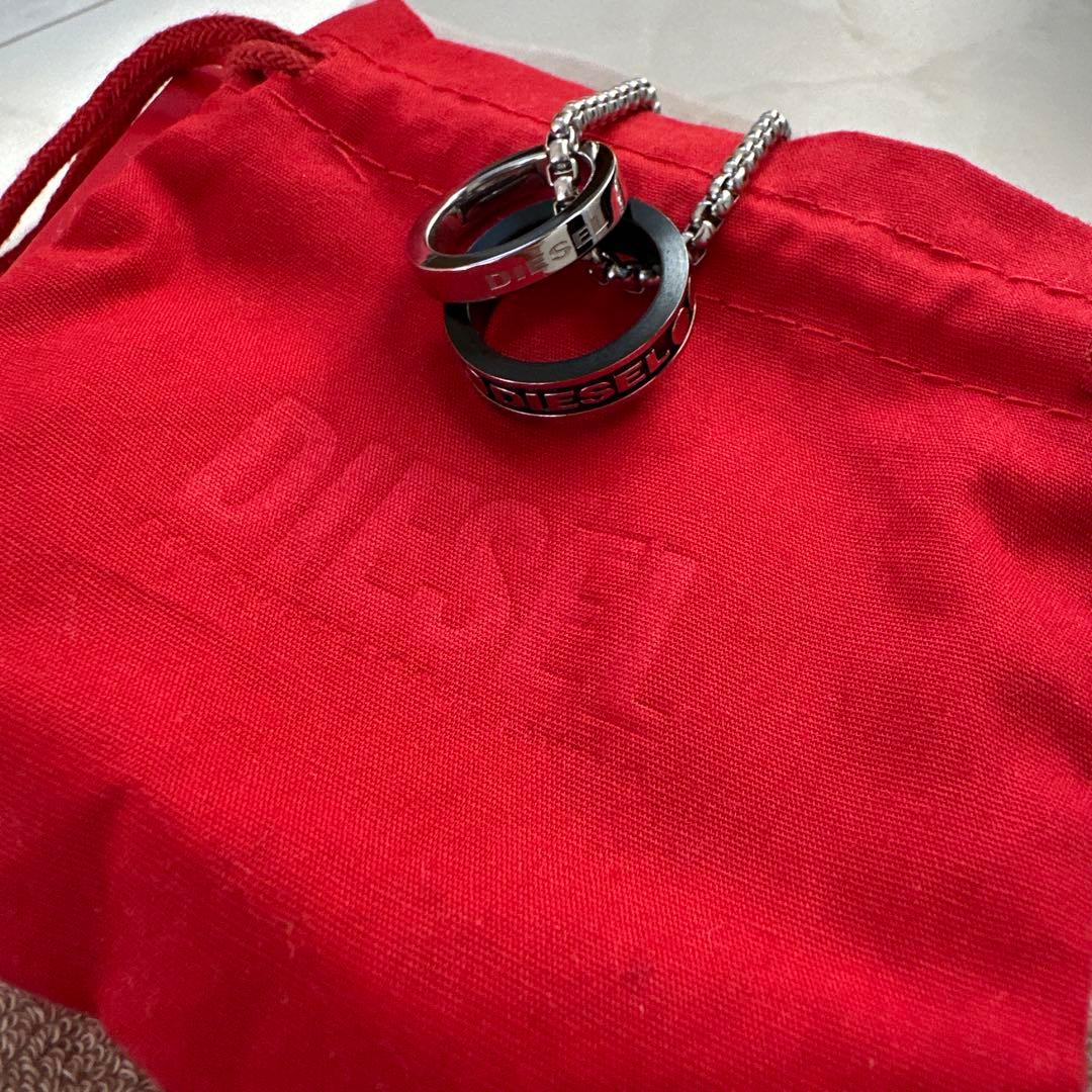 現在 eitaro ☆ DIESEL リング チェーンネックレス