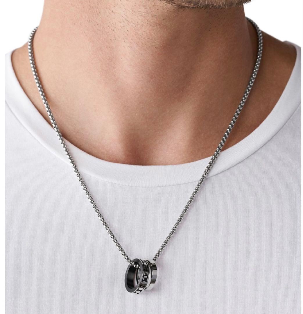 現在 eitaro ☆ DIESEL リング チェーンネックレス