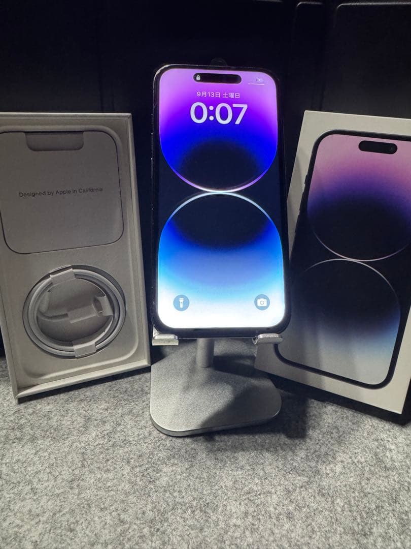 2月2日迄けけ様取置きiPhone 14 Pro 128GB ディープパープル