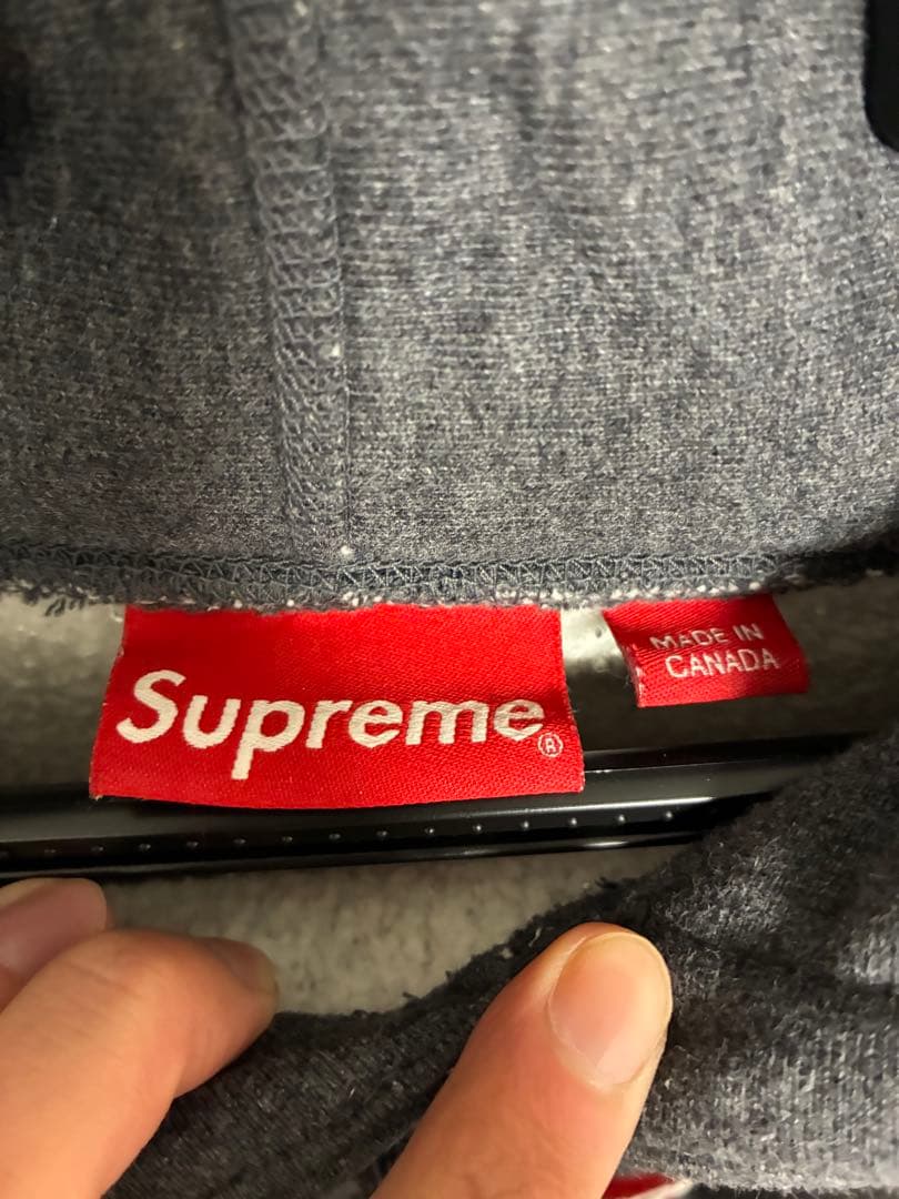 専用　Supreme BOXロゴ　グレー パーカー