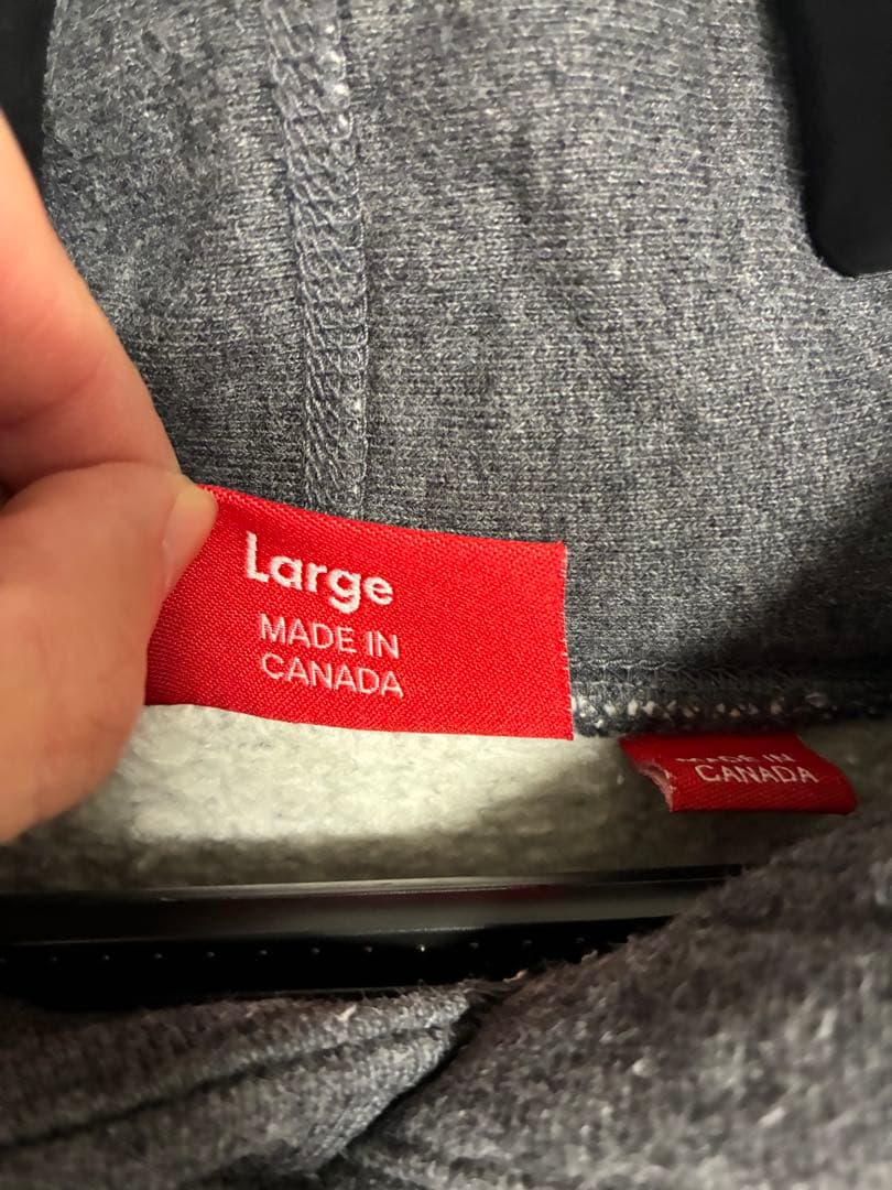 専用　Supreme BOXロゴ　グレー パーカー