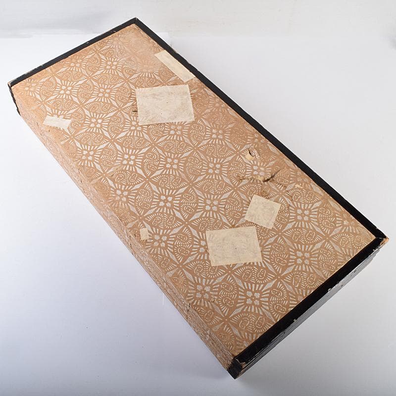 書画　支那事変　野砲戦図　小屏風　衝立　M　R7573B