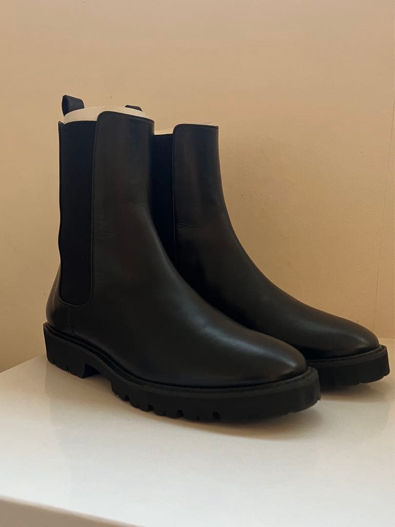Demi-Luxe BEAMS サイドゴアブーツ ブラック 36