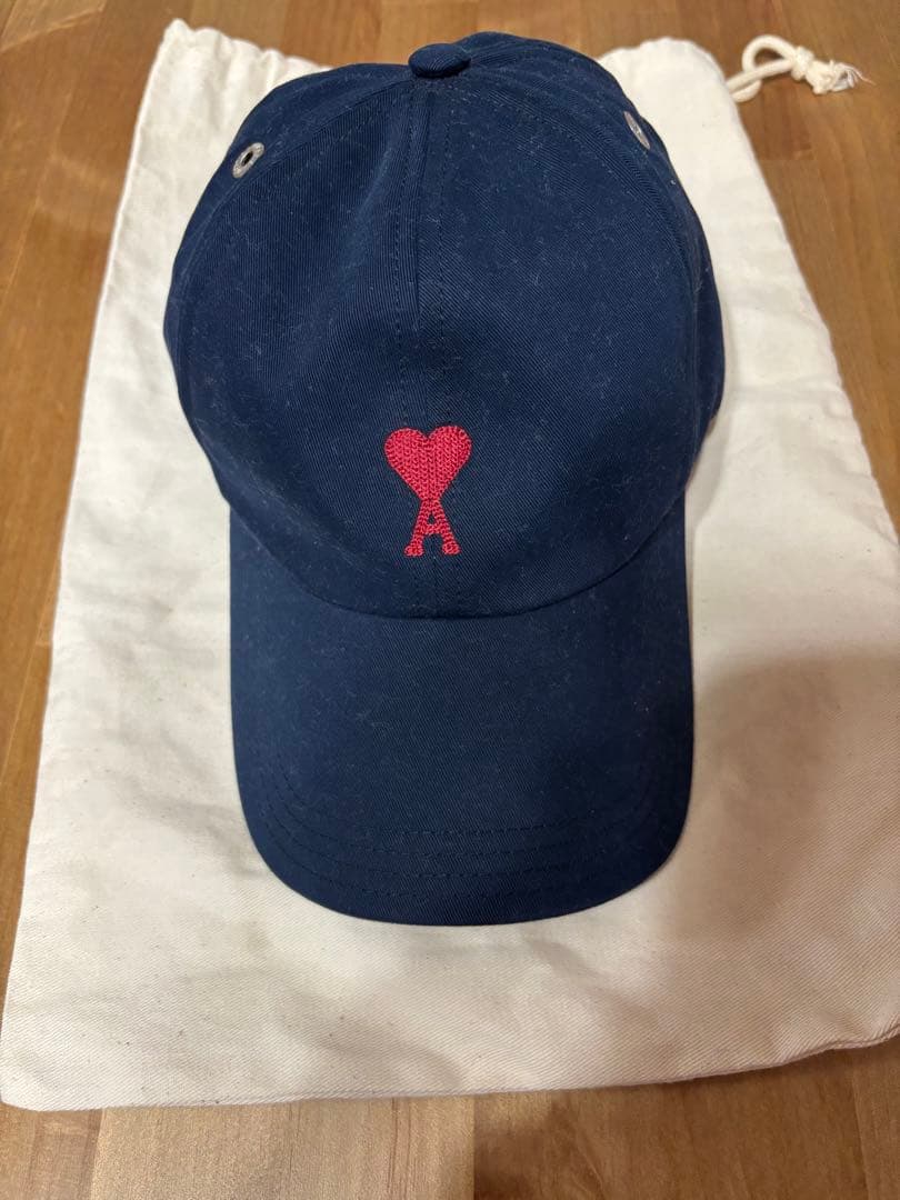 ami paris ネイビー キャップ