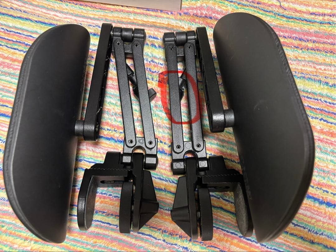 【緊急1万値下】ERGOREST エルゴレスト アームレスト 左右 ロングアーム