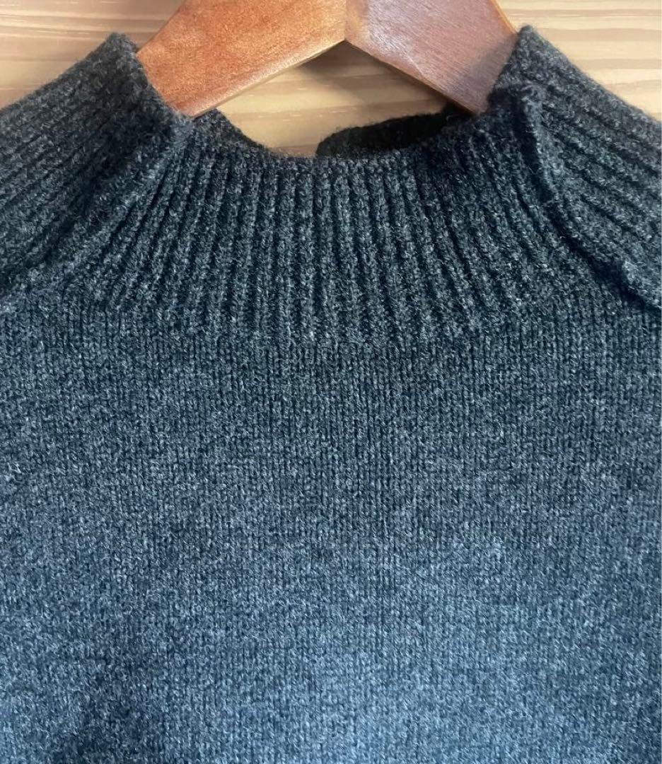 【タグ付新品】pelleq 24AW openable side hemニット