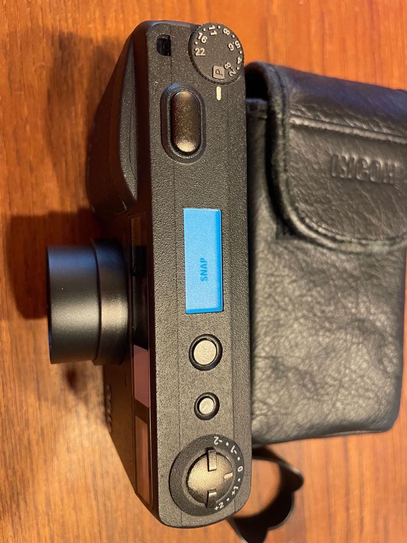 リコー GR1s ブラック　フード、皮ケース付き