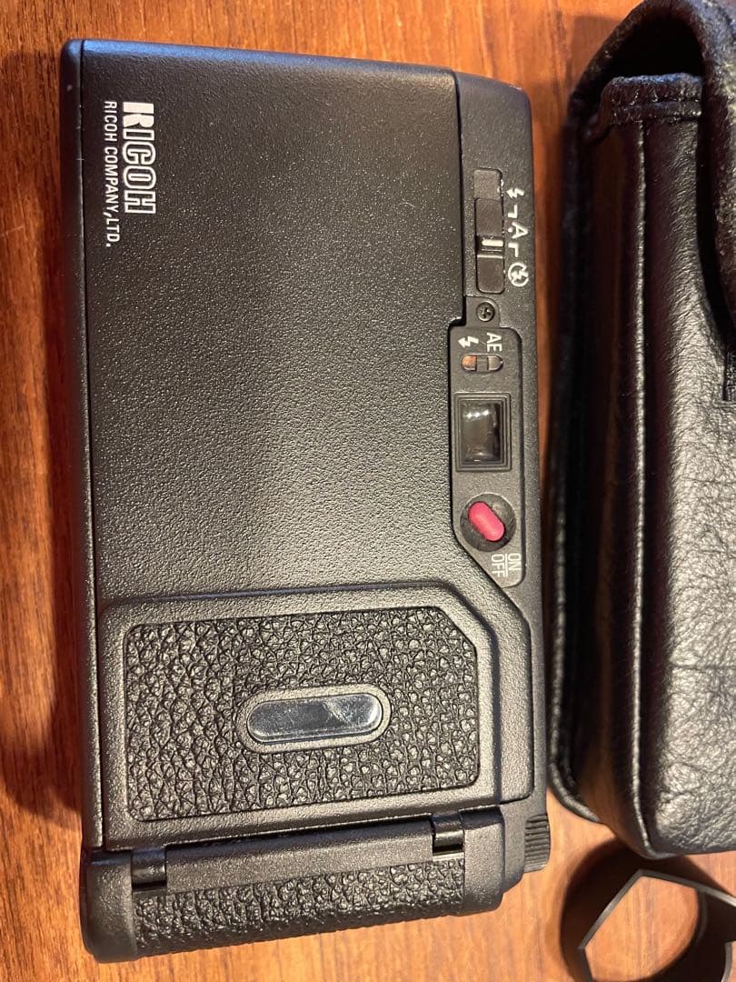 リコー GR1s ブラック　フード、皮ケース付き