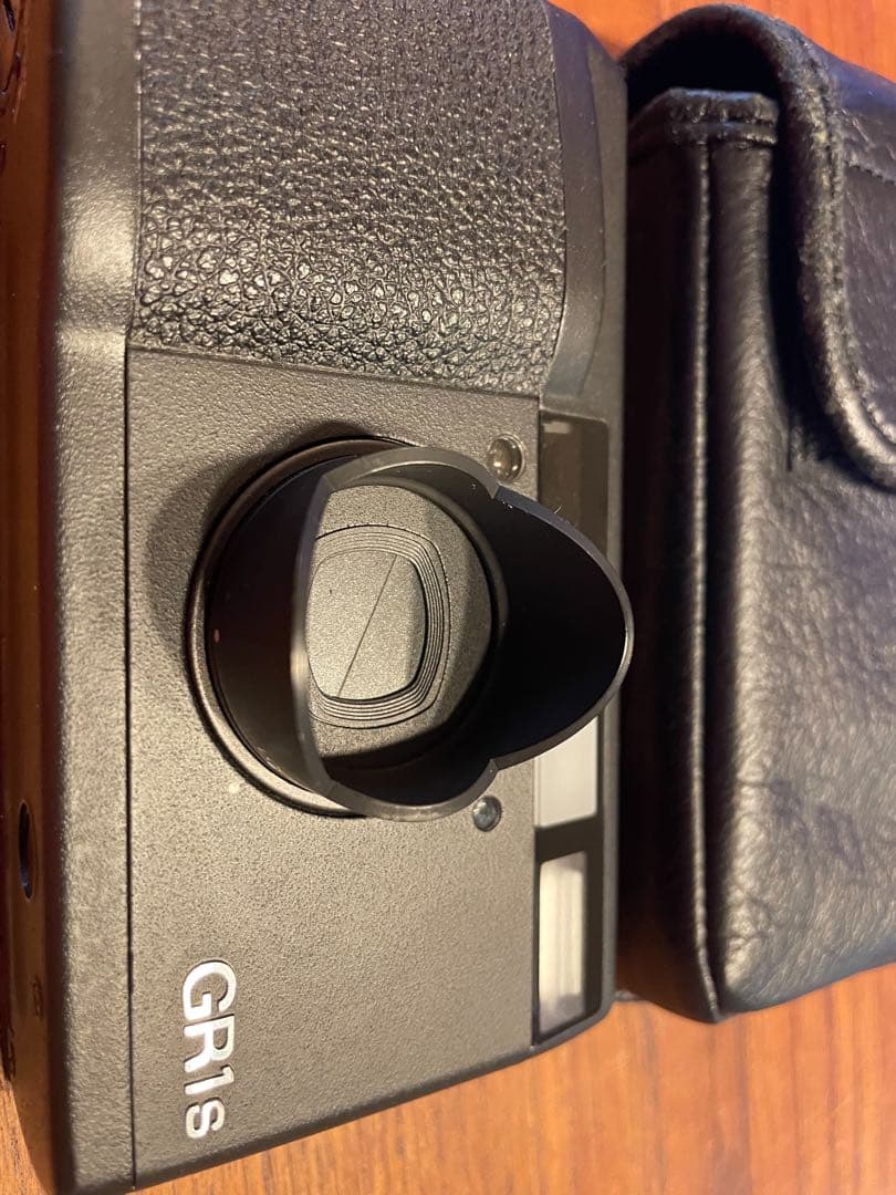 リコー GR1s ブラック　フード、皮ケース付き