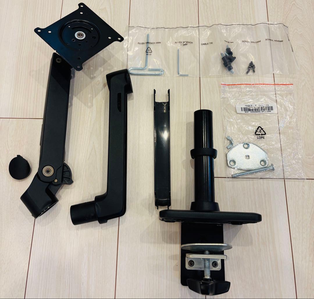 HP シングルモニターアーム