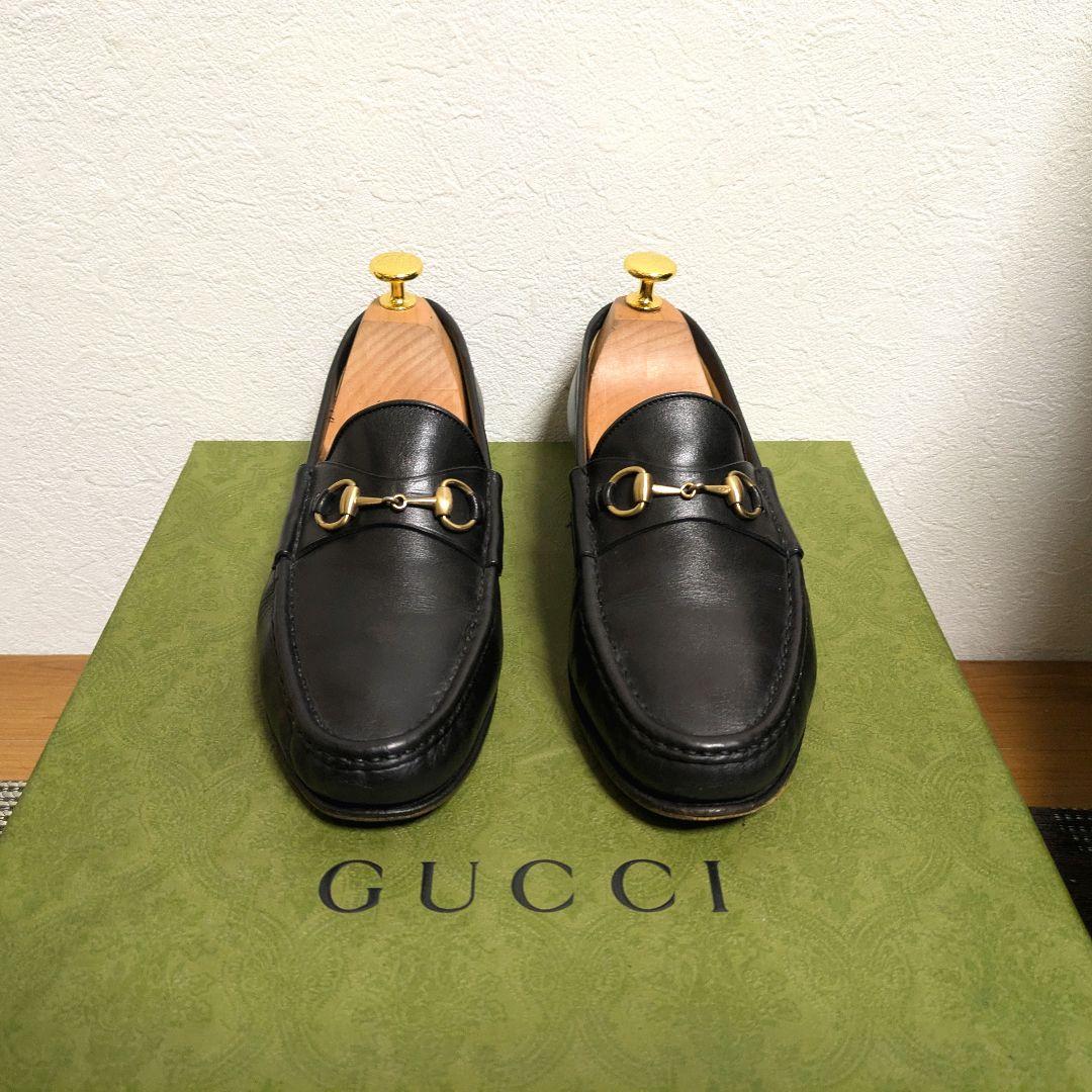 あ*や様 GUCCI　ホースビットローファー　黒　37 1/2