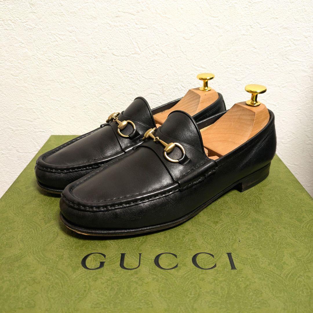 あ*や様 GUCCI　ホースビットローファー　黒　37 1/2