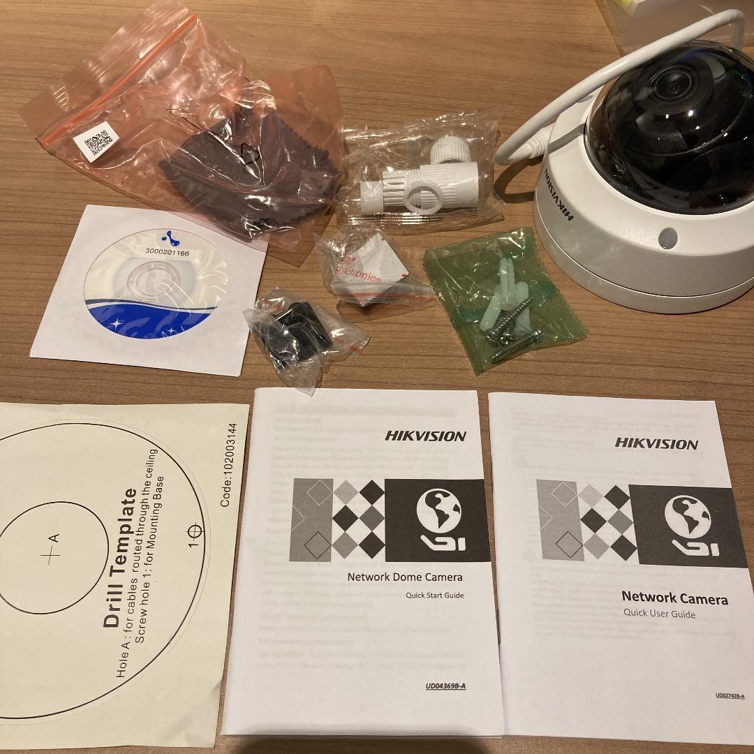 【未使用】HIK VISION  H.265+ ネットワーク防犯カメラ