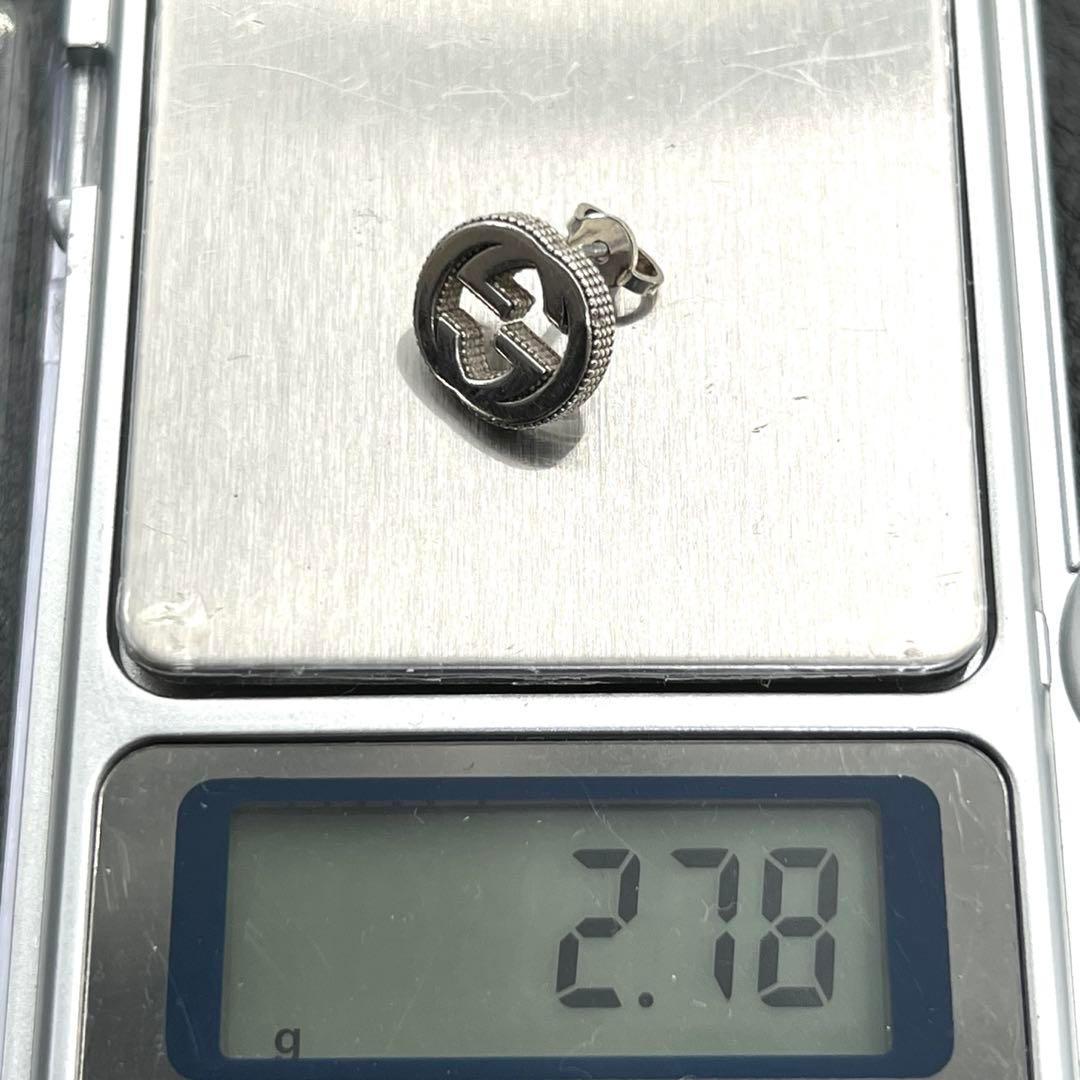 GUCCI グッチ インターロッキングG シルバー ピアス 479227