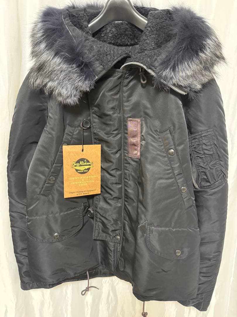 バズリクソンズ　ブラック　N-3B ショート　BR12660