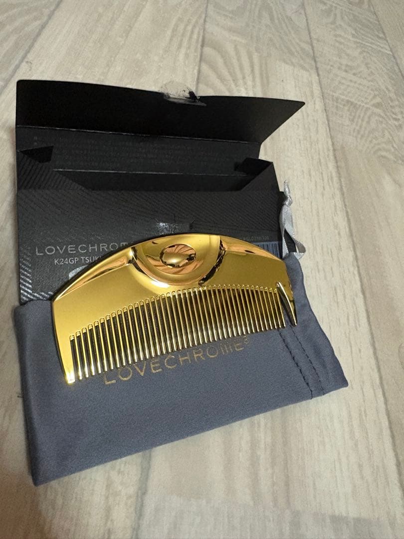 LOVECHROME K24GPツキ ゴールド ヘアコーム