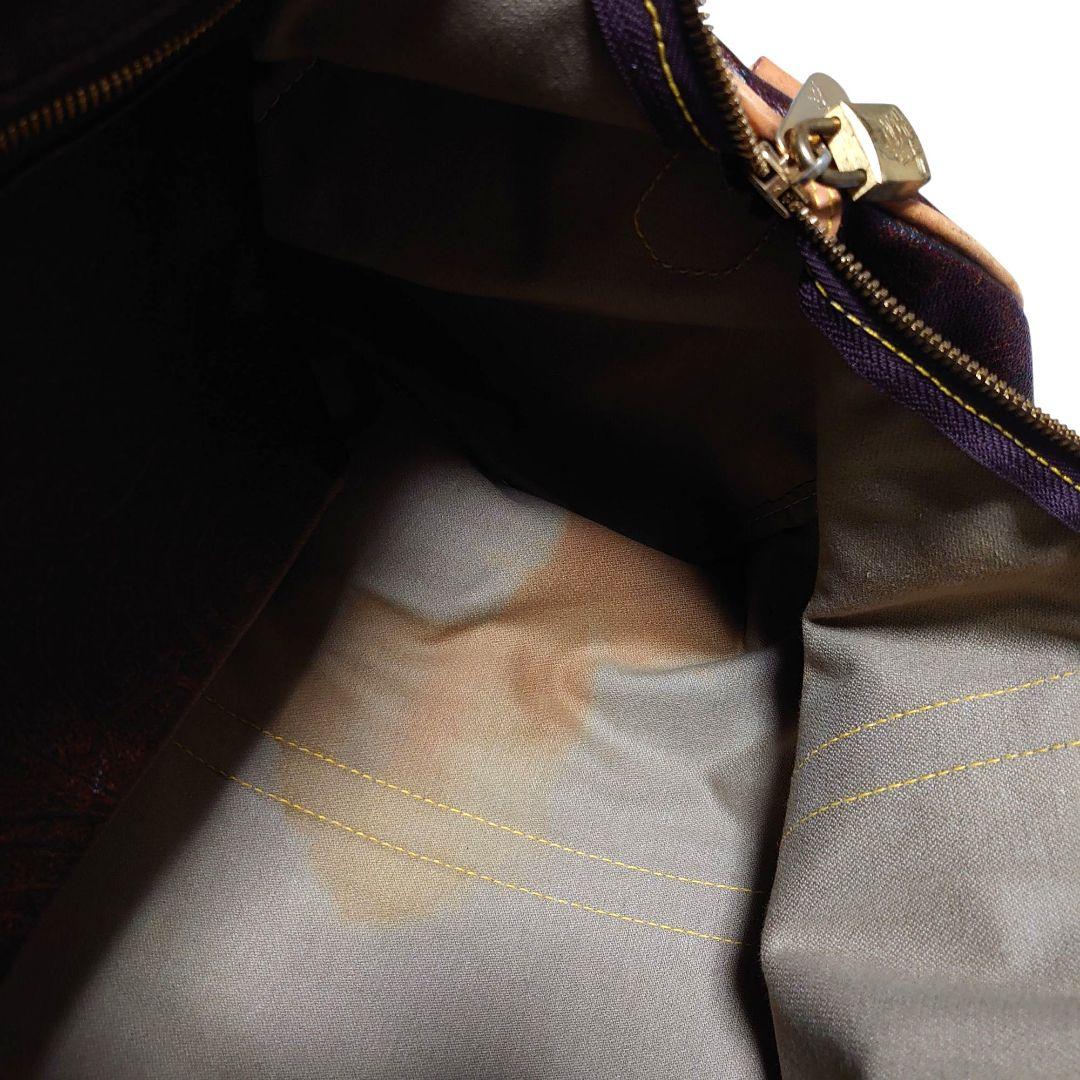 ETRO PVCレザー ペイズリー柄 ボストンバッグ