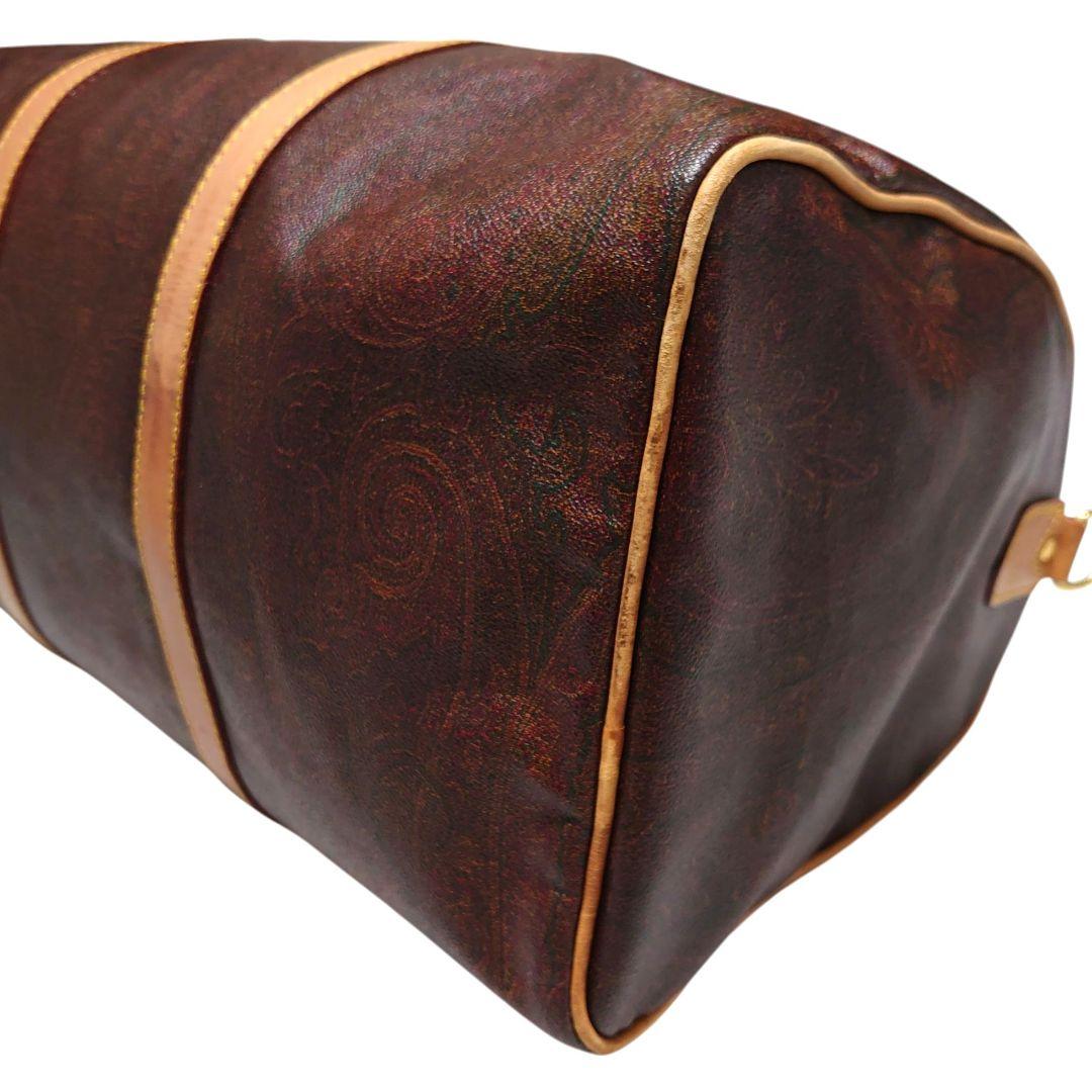 ETRO PVCレザー ペイズリー柄 ボストンバッグ