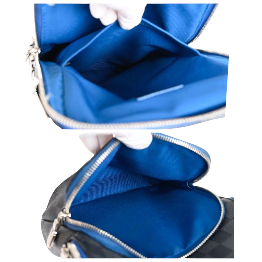 【美品】ルイヴィトン　ダミエ　グラフィット　スリングバッグ　ショルダーバッグ　黒