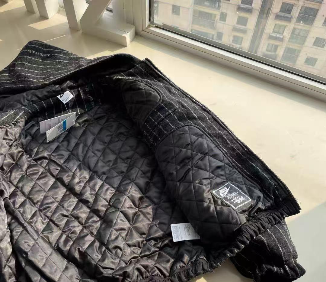 Nike Stussy Striped Wool Jacket　Mサイズ
