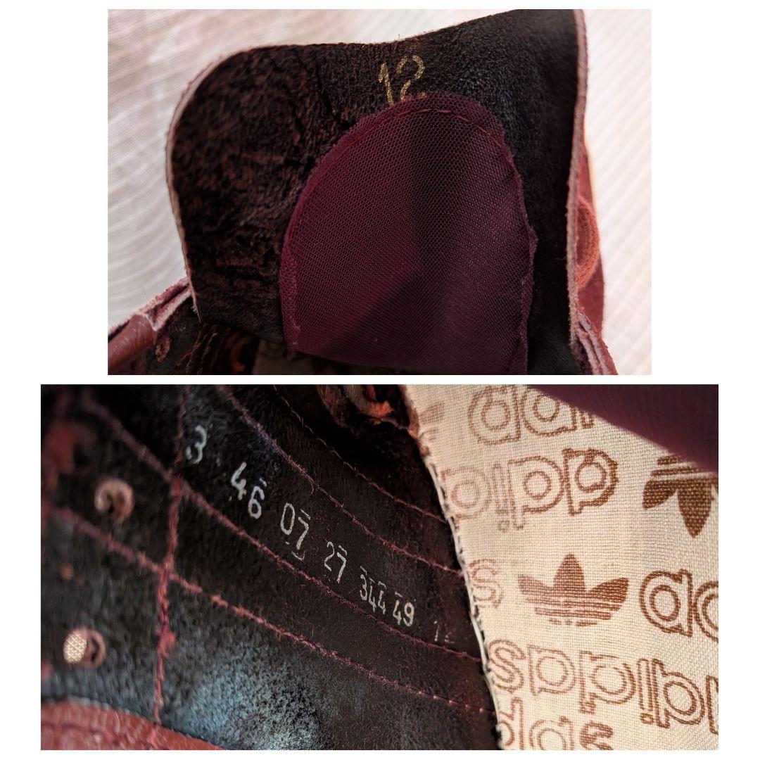 adidas　campus フランス製　80s　12 初期型　9ホール 30㌢