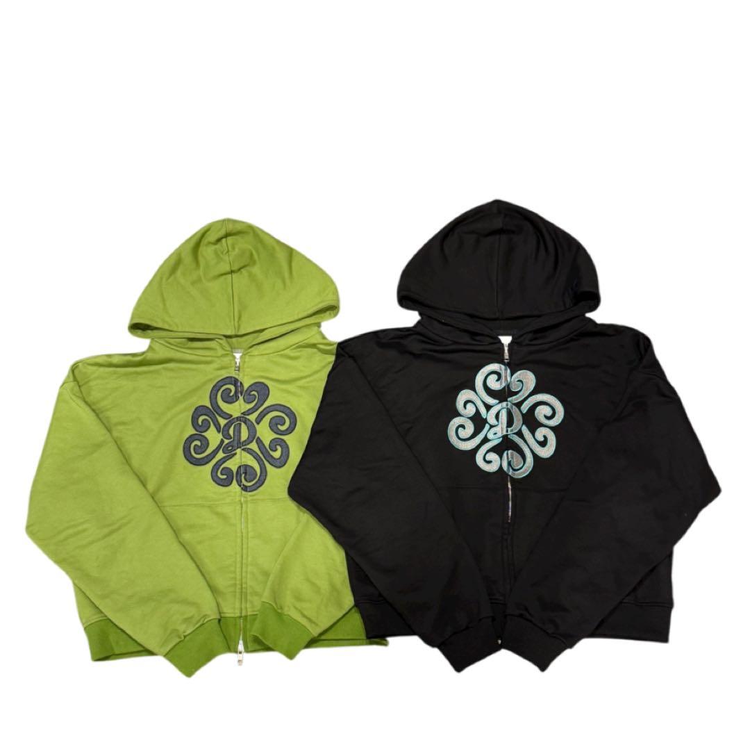 Deaile Zip Hoodie ブラックMサイズ