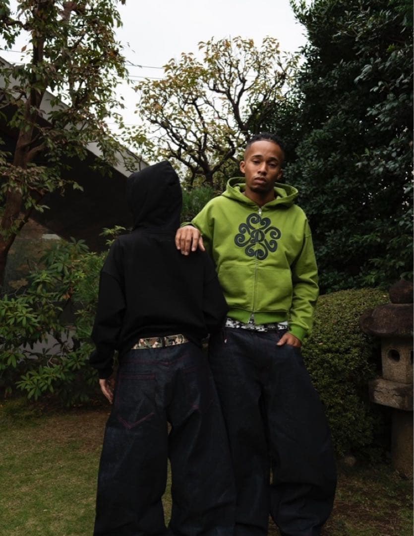 Deaile Zip Hoodie ブラックMサイズ