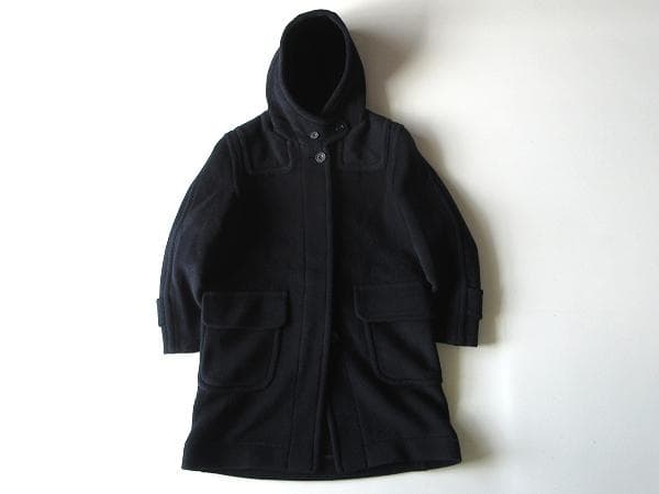 英国製 インバーティア ムーアブルック ウールへリンボーンメルトン フードコート