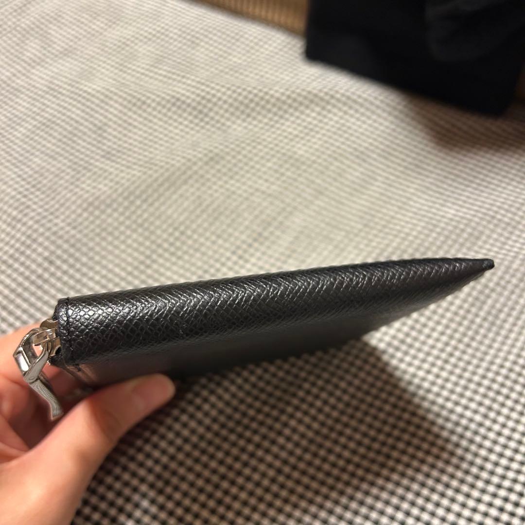 【PELLE MORBIDA】 ブラック 黒 ミニ 財布 L字型  ケース