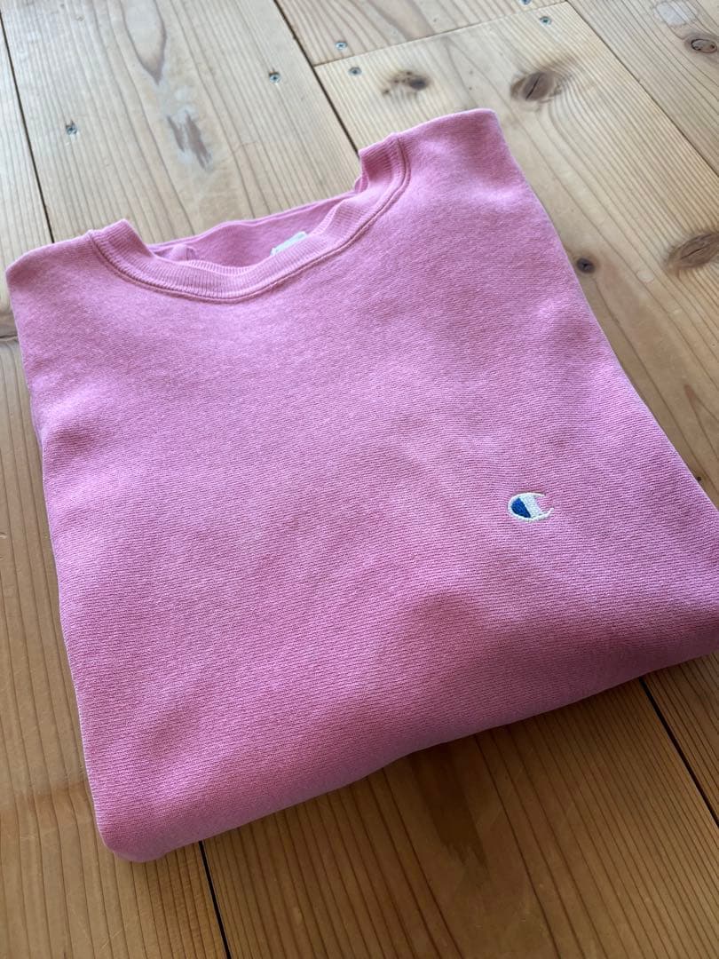 リバースウィーブ USA製　L ピンク　チャンピオン