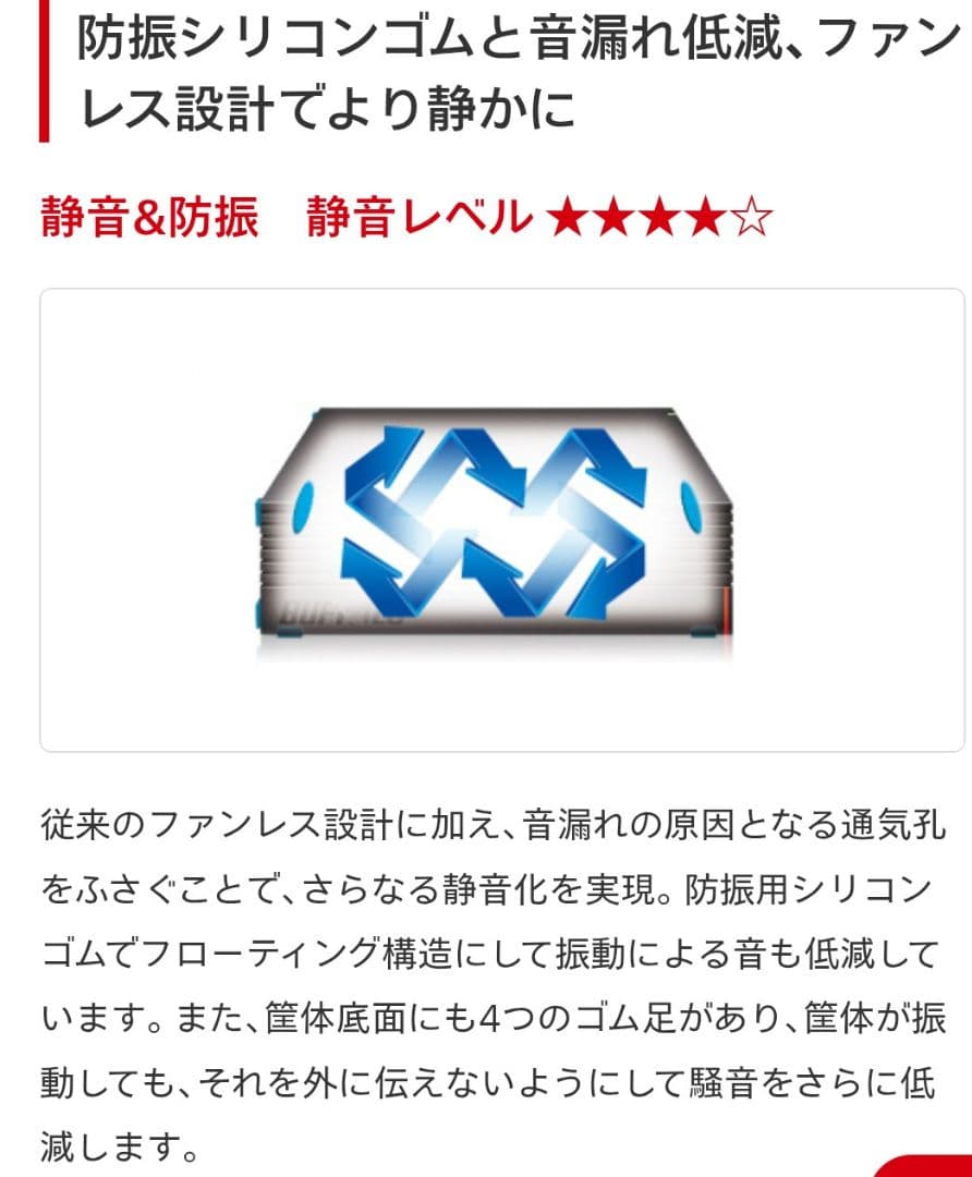 buffalo 録画対応静音外付ハードディスク 4TB HD-EDS4U3-BC