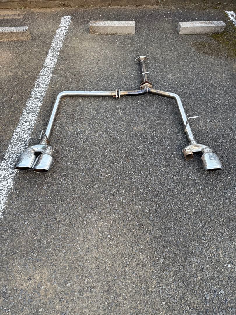 手渡し　ヴェルファイア アルファード　20 マフラー　4本出し　シルクブレイズ