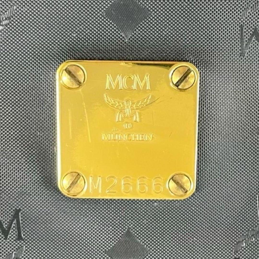 ✨美品✨MCM エムシーエム　ボストンバッグ　ヴィセトス柄　大容量　ブラック