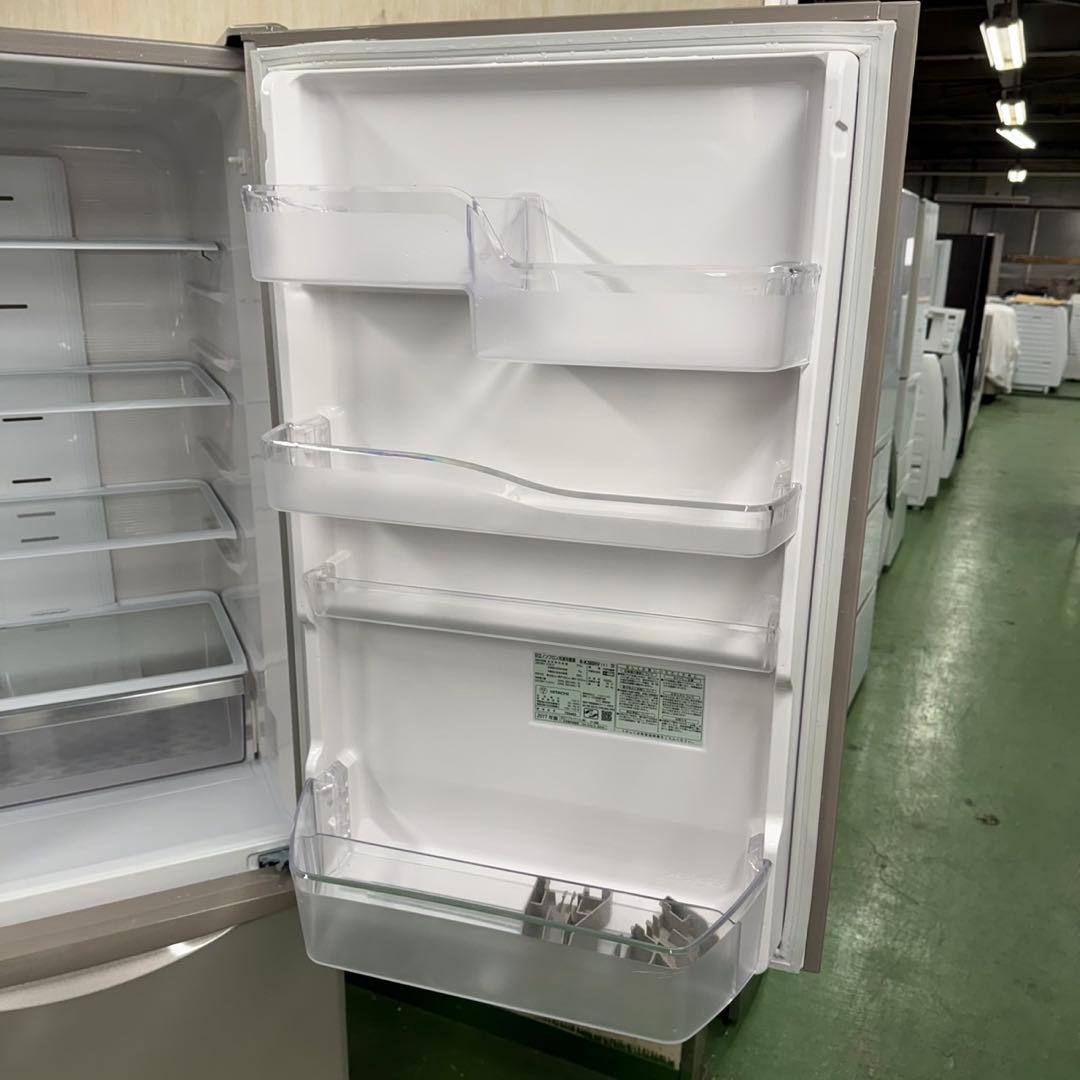 228★2017年製★日立　冷蔵庫　大型　3ドア　自動製氷　大容量　一人暮らし