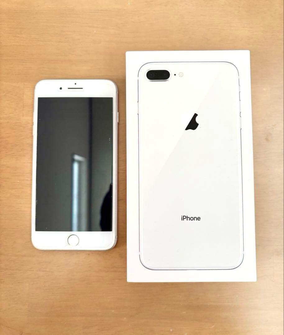 iPhone8 Plus シルバー 64GB SIMフリー 本体 箱付き