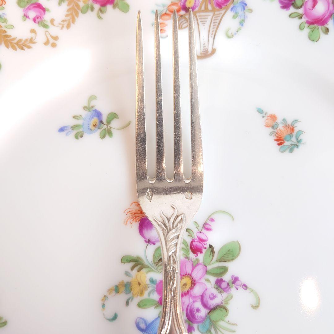 フランス製　純銀　フォーク　アルフォンスデュバン