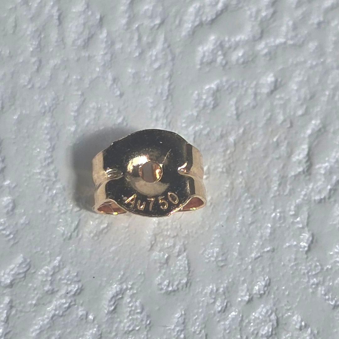 AHKAH　シャンデリアラインショート ピアス 18KイエローG ダイヤモンド