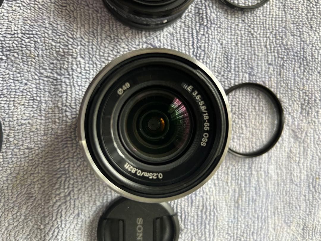 SONYレンズE20mmF2.8: E18-55mmF3.5-5.6/2本セット