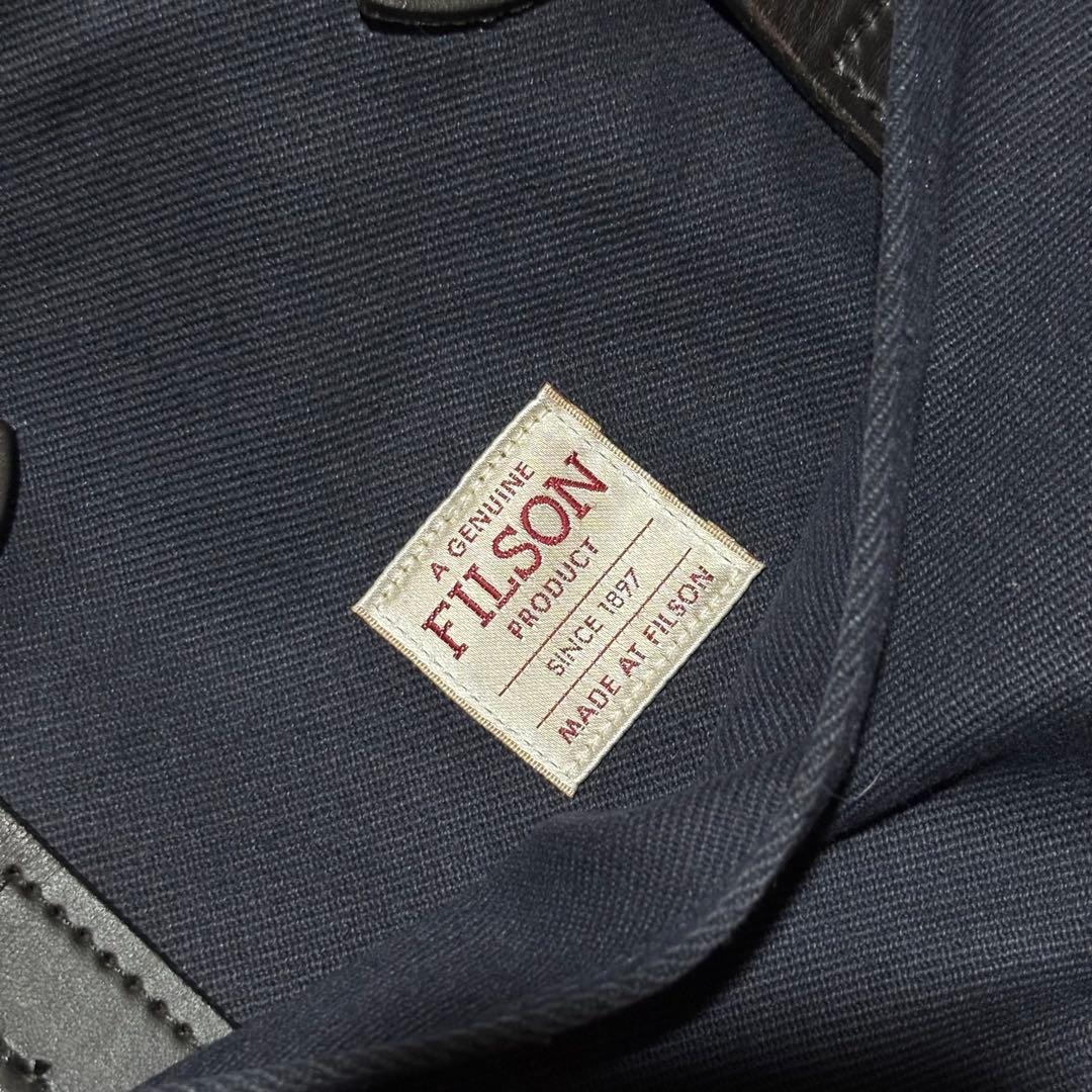 【週末価格】美品 FILSON ネイビー キャンバストートバッグ