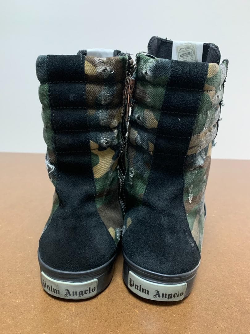 [(Palm Angels] スウェードレザー ハイカットスニーカー 42