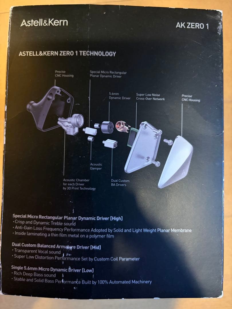 Astell&Kern ZERO1 有線イヤホン