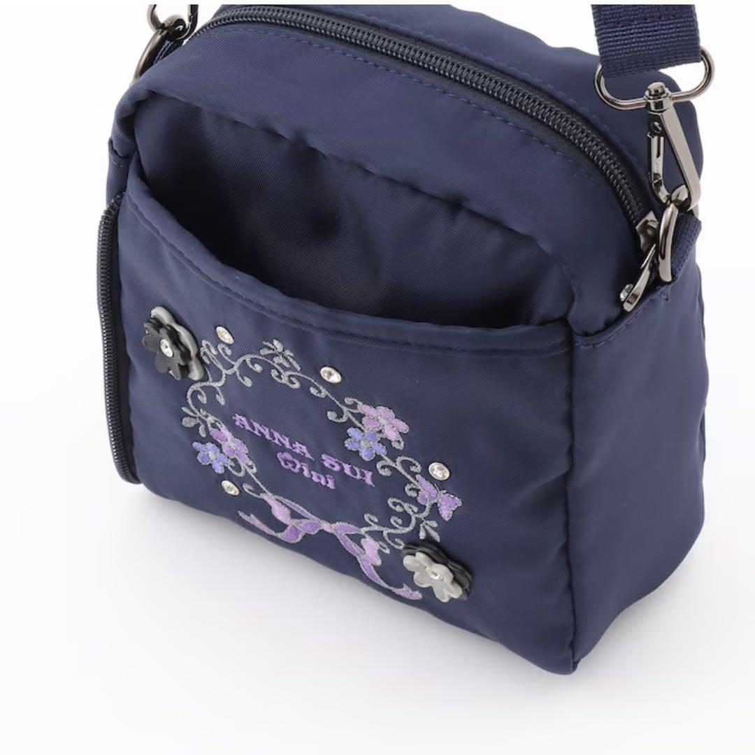 新品 ANNASUIMINI ショルダーバッグ お花リボンペットボトル3WAY