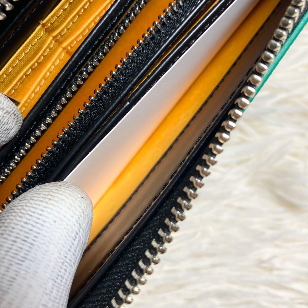 【未使用】 カステルバジャック ラウンドジップ ロングウォレット デカロゴ