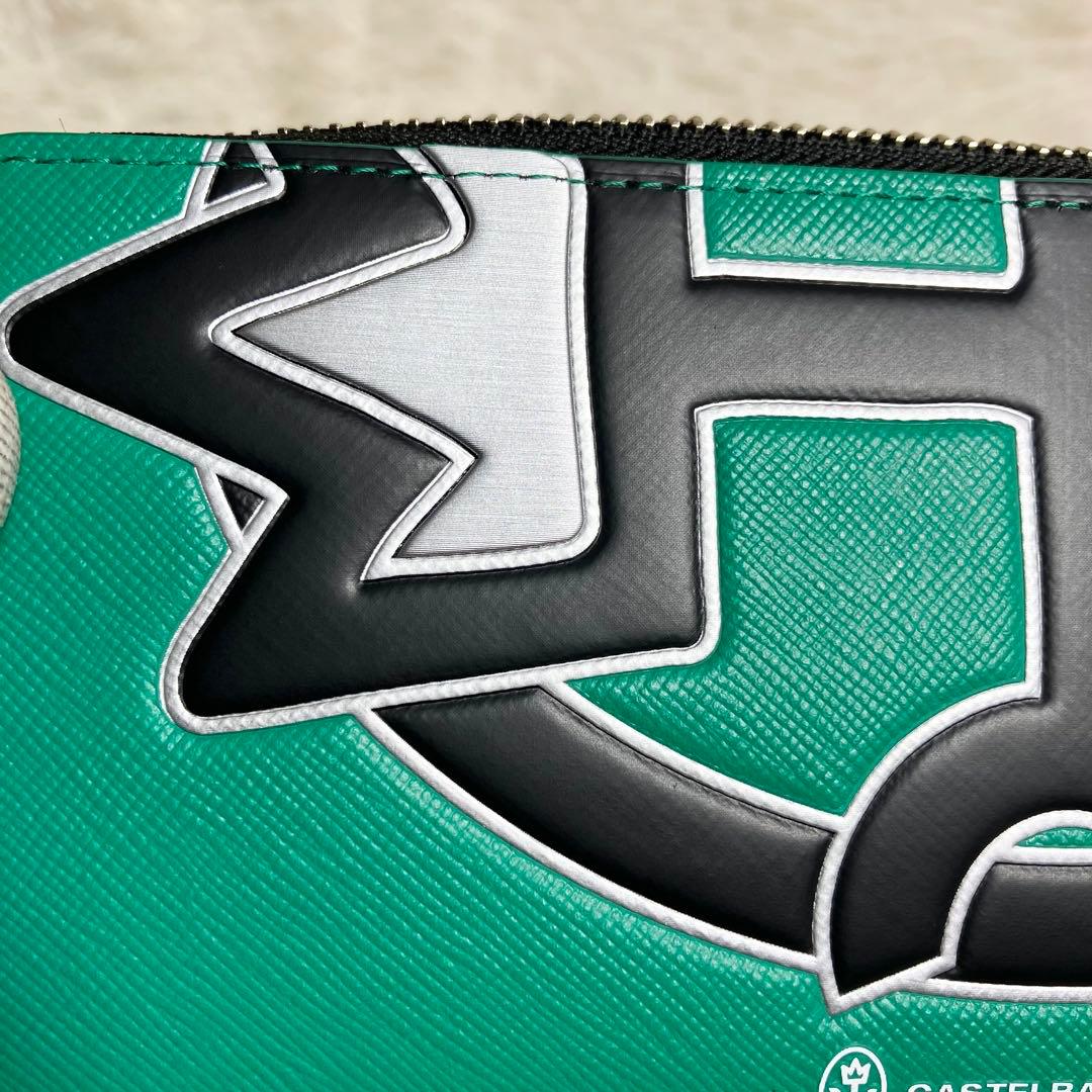 【未使用】 カステルバジャック ラウンドジップ ロングウォレット デカロゴ